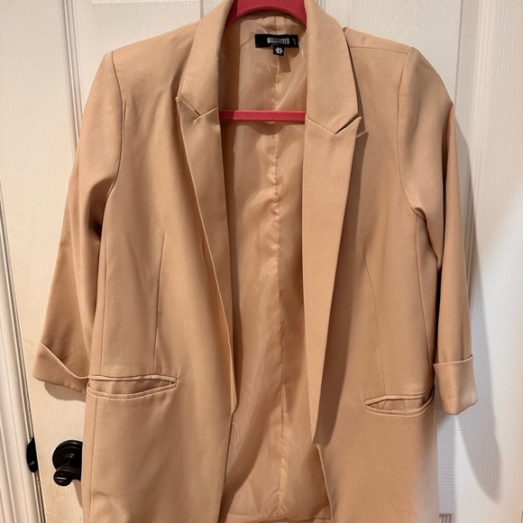 Missguided Jackets & Blazers - Mossimo Supply Co. Tan Blazer